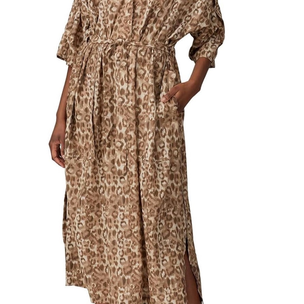 Leopard Print Maxi Dress